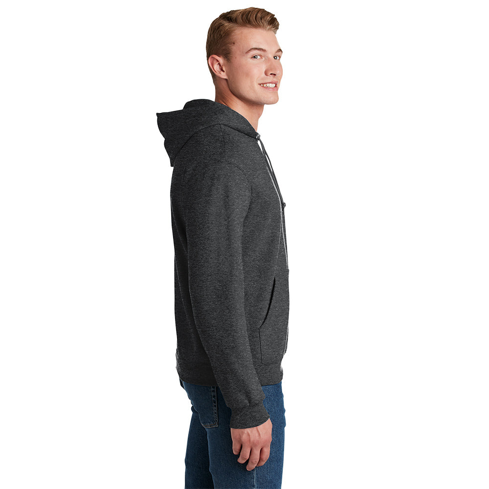 Jerzees® - NuBlend® Pullover Hooded Sweatshirt - Black Heather