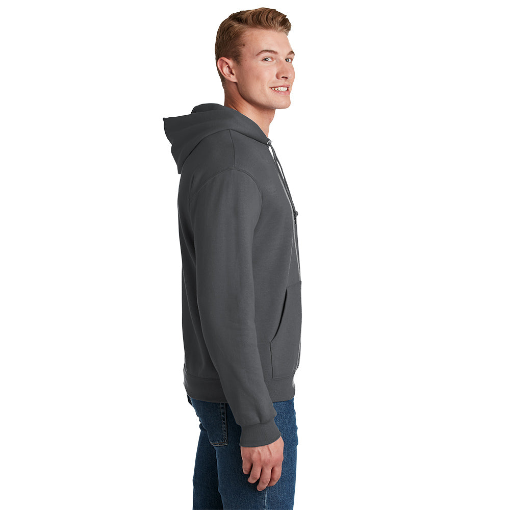 Jerzees® - NuBlend® Pullover Hooded Sweatshirt - Charcoal Grey