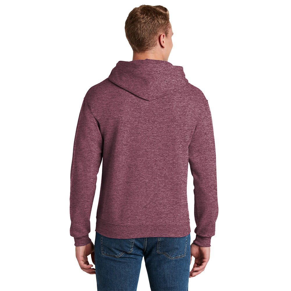 Jerzees® - NuBlend® Pullover Hooded Sweatshirt - Vintage Heather Maroon
