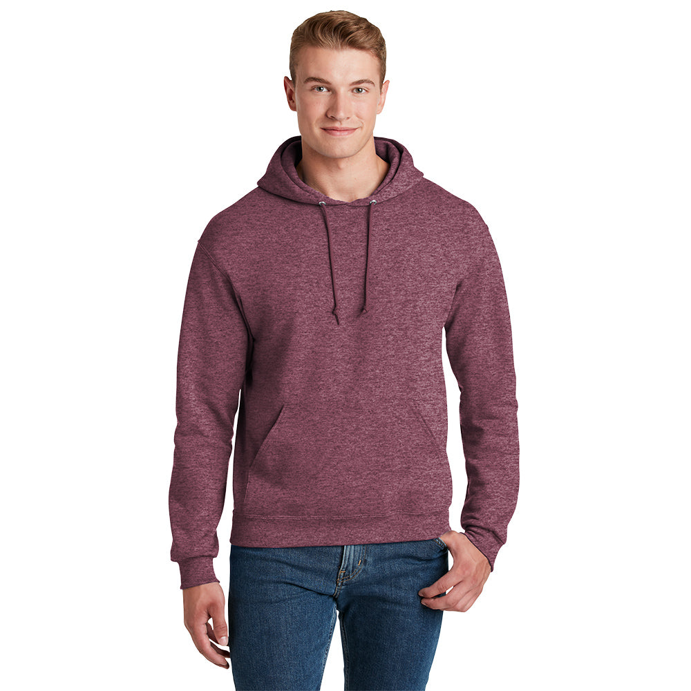 Jerzees® - NuBlend® Pullover Hooded Sweatshirt - Vintage Heather Maroon