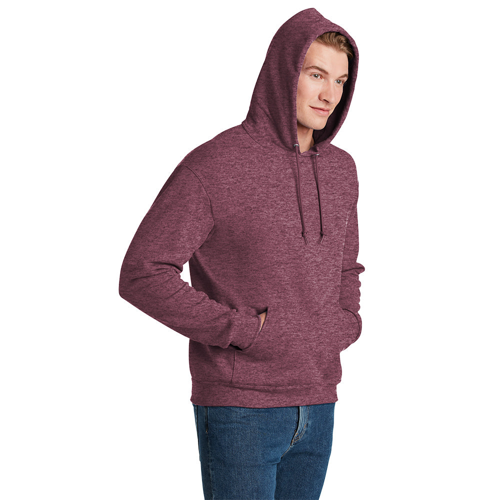 Jerzees® - NuBlend® Pullover Hooded Sweatshirt - Vintage Heather Maroon