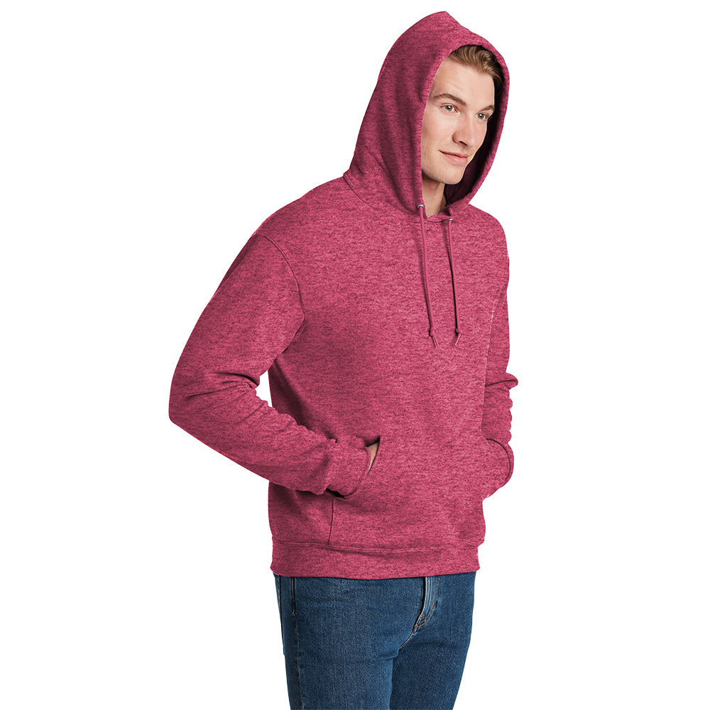 Jerzees® - NuBlend® Pullover Hooded Sweatshirt - Vintage Heather Red