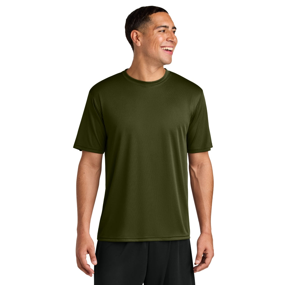 A4 Cooling Performance Short Sleeve Tee - Military Green