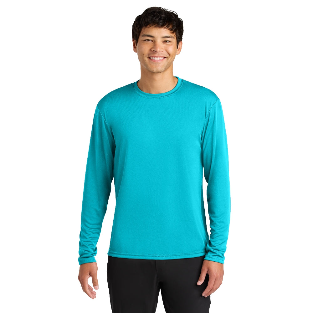 A4 Cooling Performance Long Sleeve Tee - Electric Blue