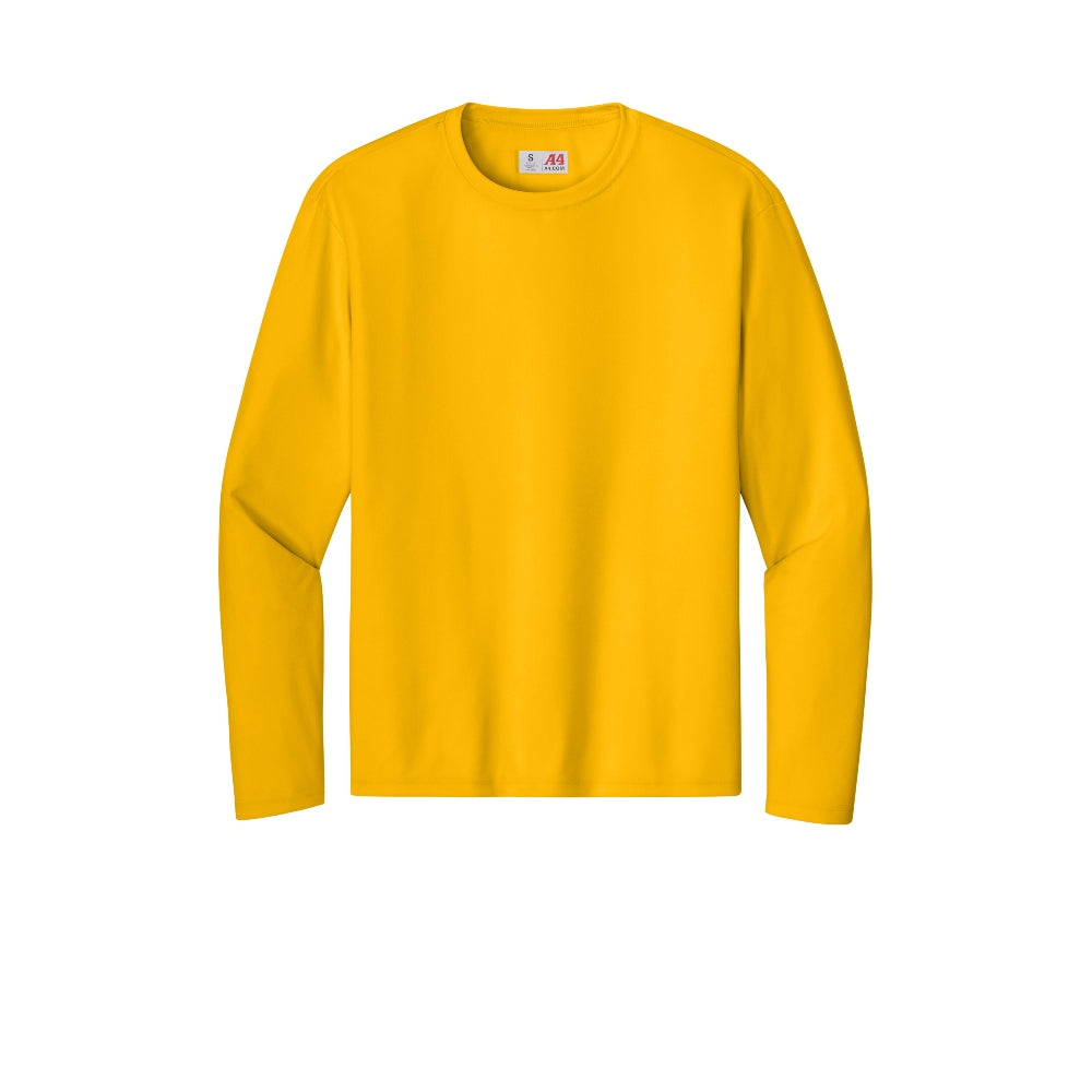A4 Cooling Performance Long Sleeve Tee - Gold