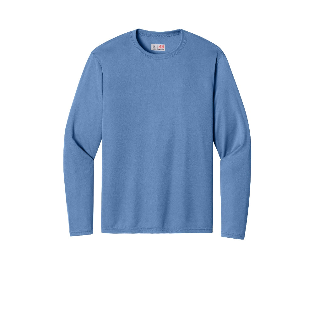 A4 Cooling Performance Long Sleeve Tee - Light Blue