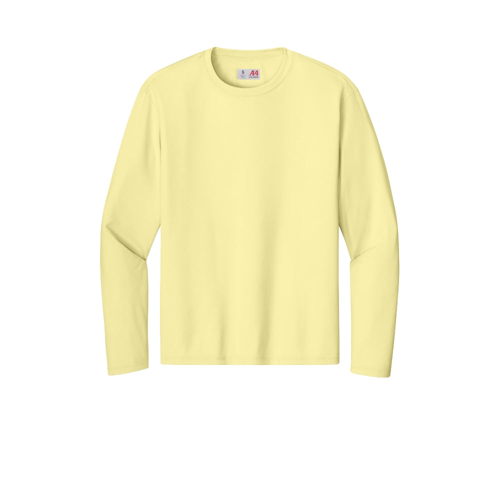A4 Cooling Performance Long Sleeve Tee - Light Yellow
