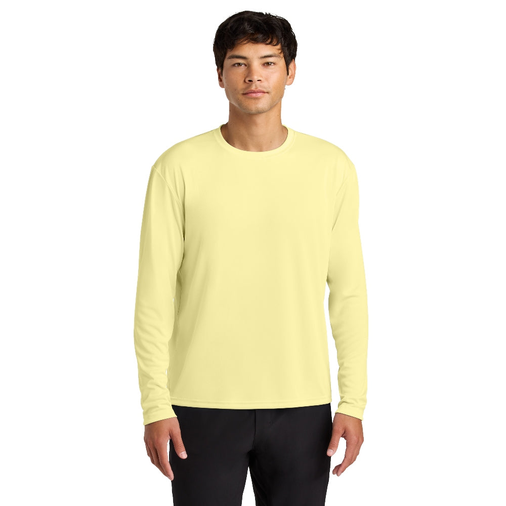 A4 Cooling Performance Long Sleeve Tee - Light Yellow