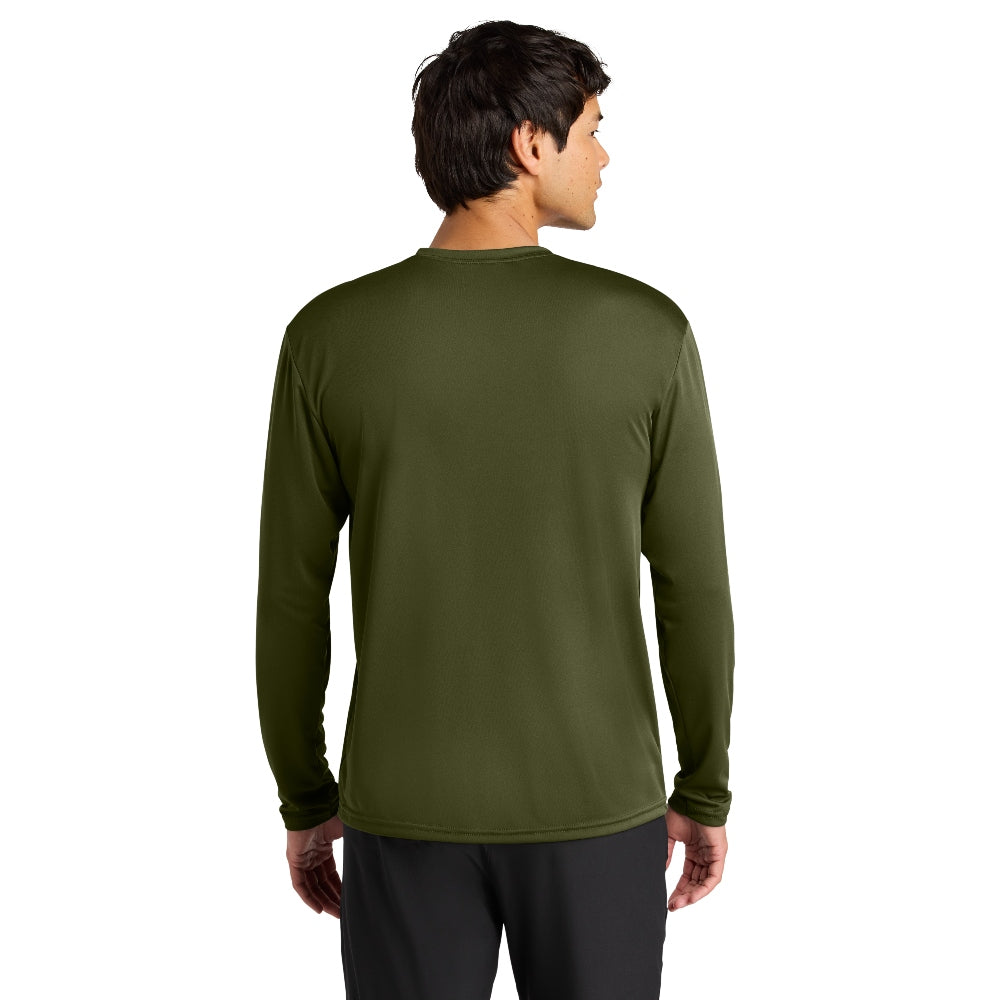 A4 Cooling Performance Long Sleeve Tee - Military Green