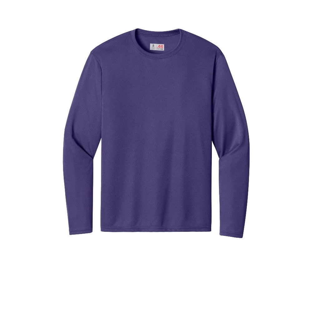 A4 Cooling Performance Long Sleeve Tee - Purple