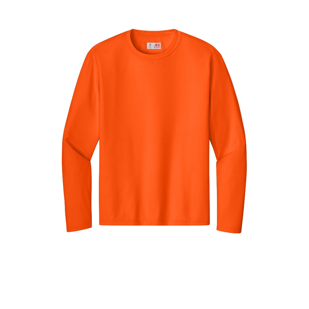 A4 Cooling Performance Long Sleeve Tee - Safety Orange
