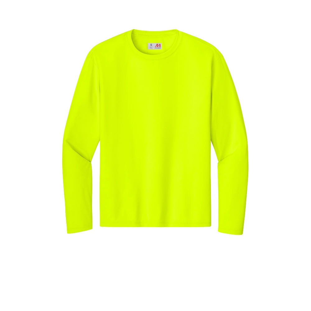 A4 Cooling Performance Long Sleeve Tee - Safety Yellow