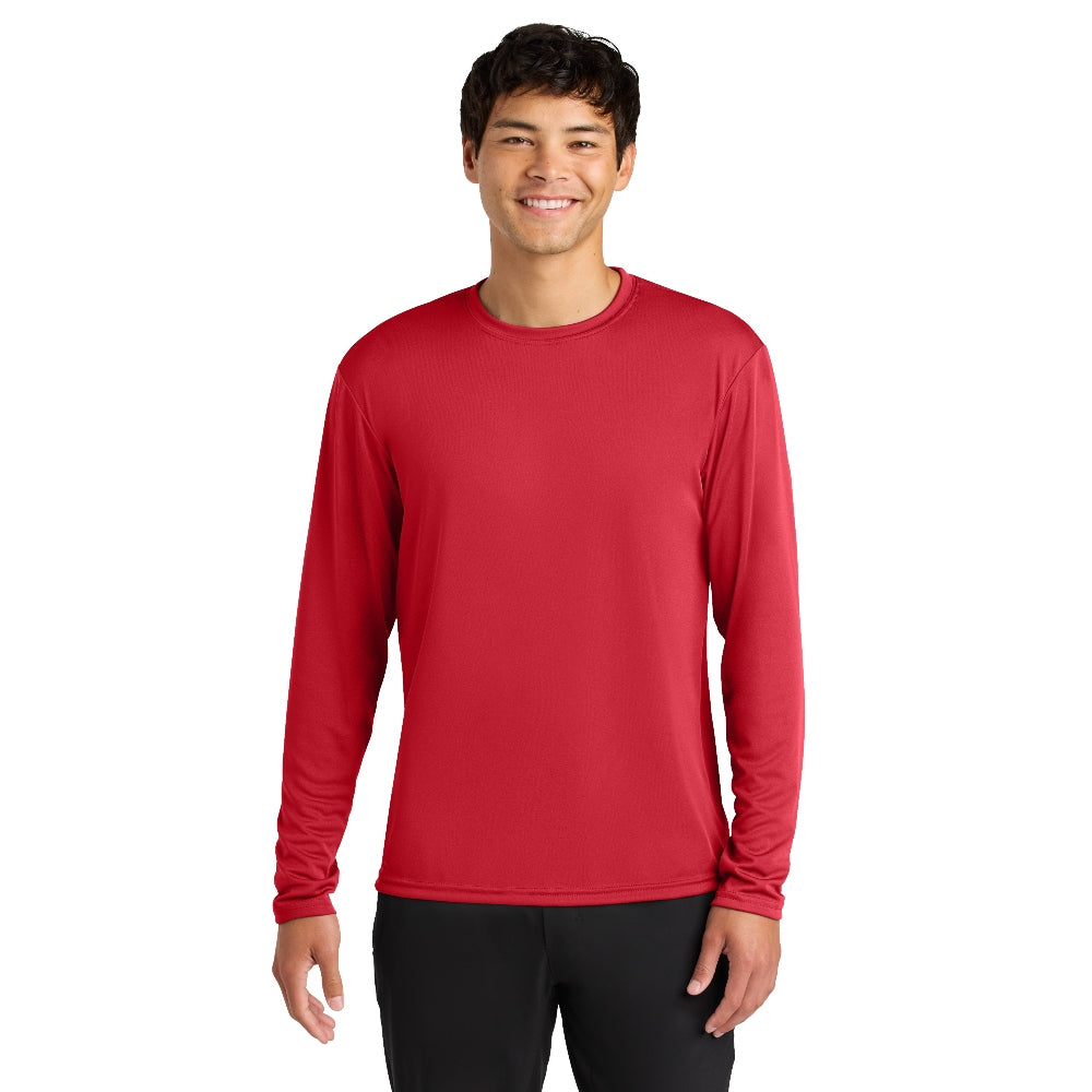 A4 Cooling Performance Long Sleeve Tee - Scarlet