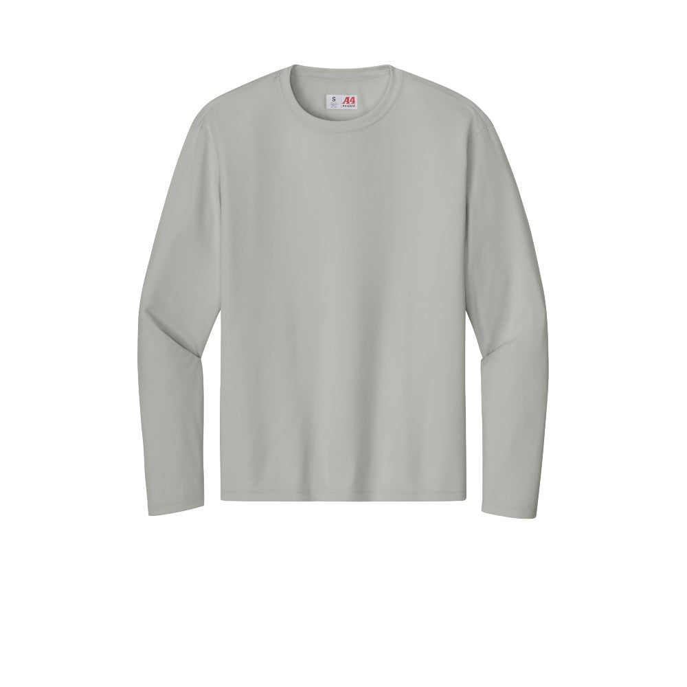 A4 Cooling Performance Long Sleeve Tee - Silver