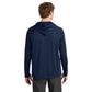 A4 Cooling Performance Long Sleeve Hooded Tee - Navy