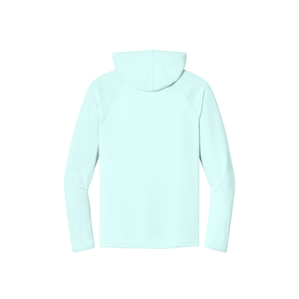 A4 Cooling Performance Long Sleeve Hooded Tee - Pastel Blue