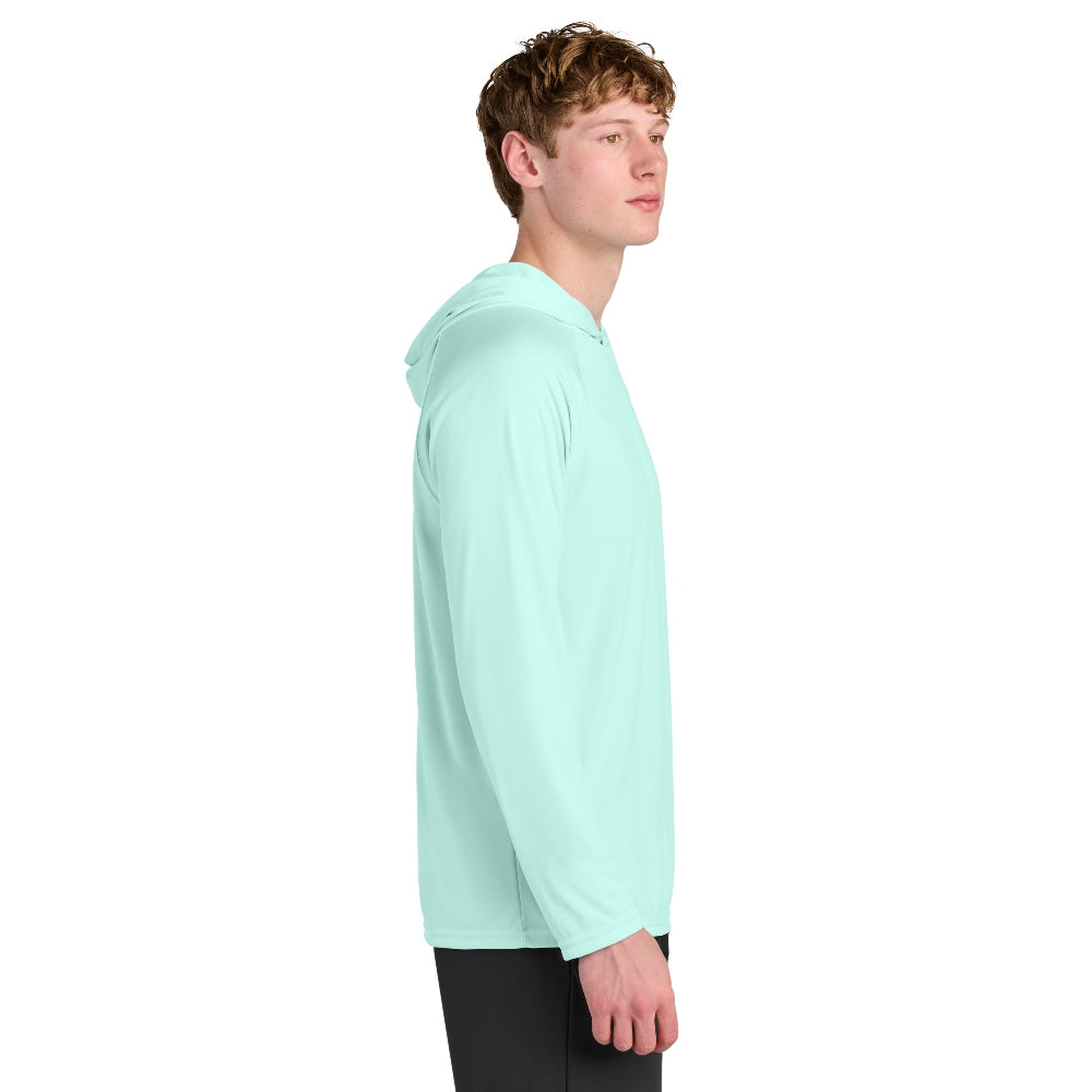 A4 Cooling Performance Long Sleeve Hooded Tee - Pastel Mint