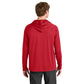 A4 Cooling Performance Long Sleeve Hooded Tee - Scarlet