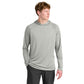 A4 Cooling Performance Long Sleeve Hooded Tee - Silver