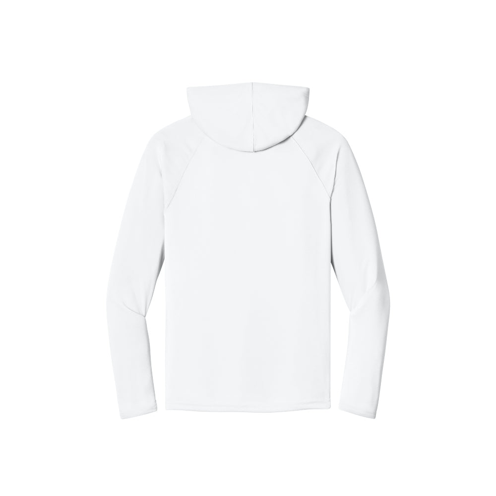 A4 Cooling Performance Long Sleeve Hooded Tee - White