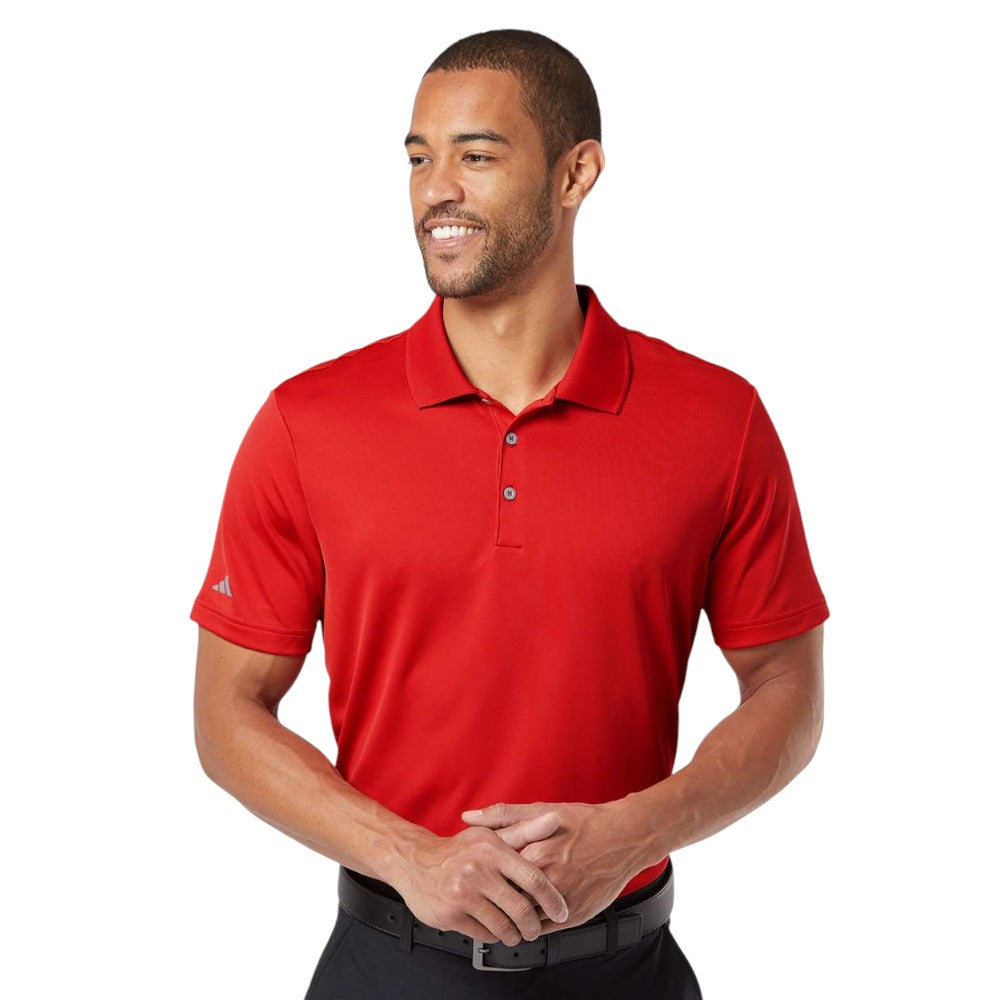 Adidas Men's Performance Polo - Collegiate Red