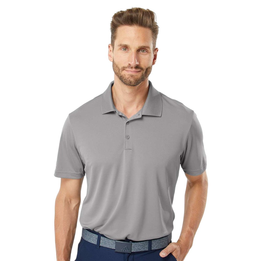 Adidas Men's Performance Polo - Grey Three