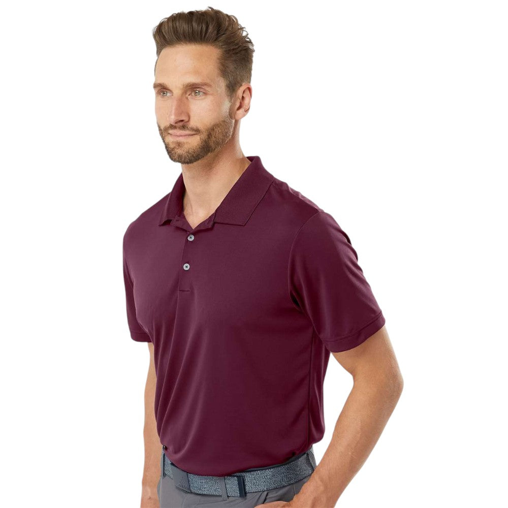 Adidas Men's Performance Polo - Maroon