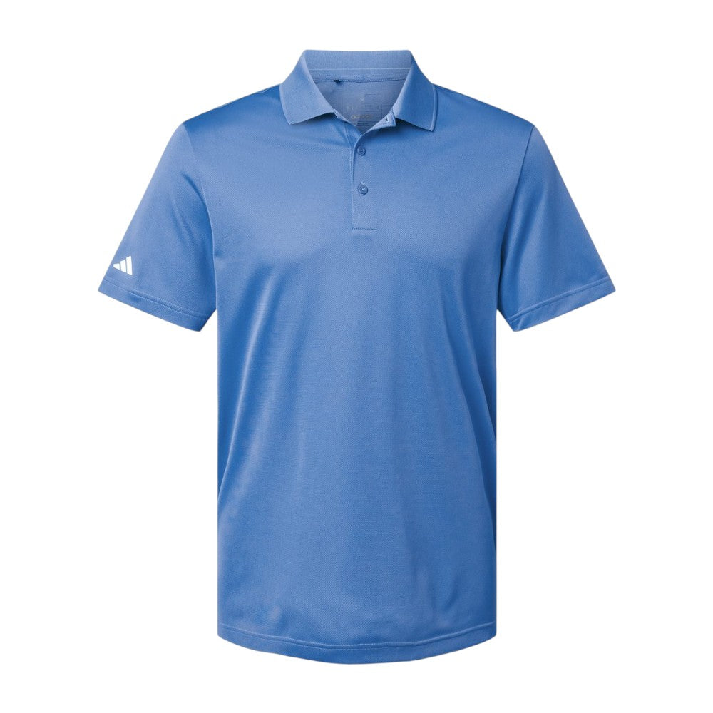 Adidas Men's Performance Pique Polo - Blue Fusion