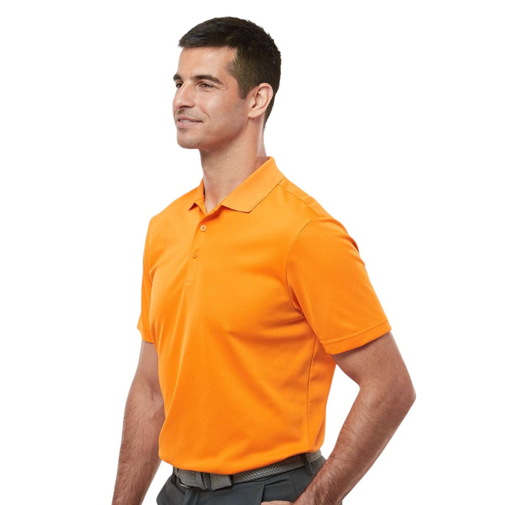 Adidas Men's Performance Pique Polo - Bright Orange