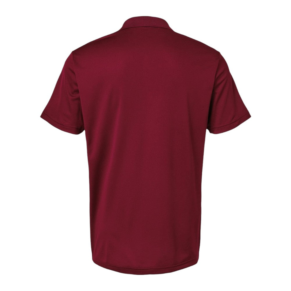 Adidas Men's Performance Pique Polo - Collegiate Burgundy