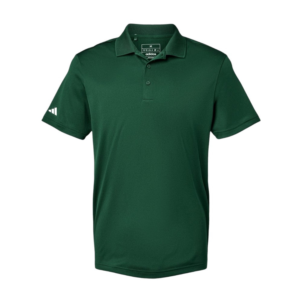 Adidas Men's Performance Pique Polo - Collegiate Green