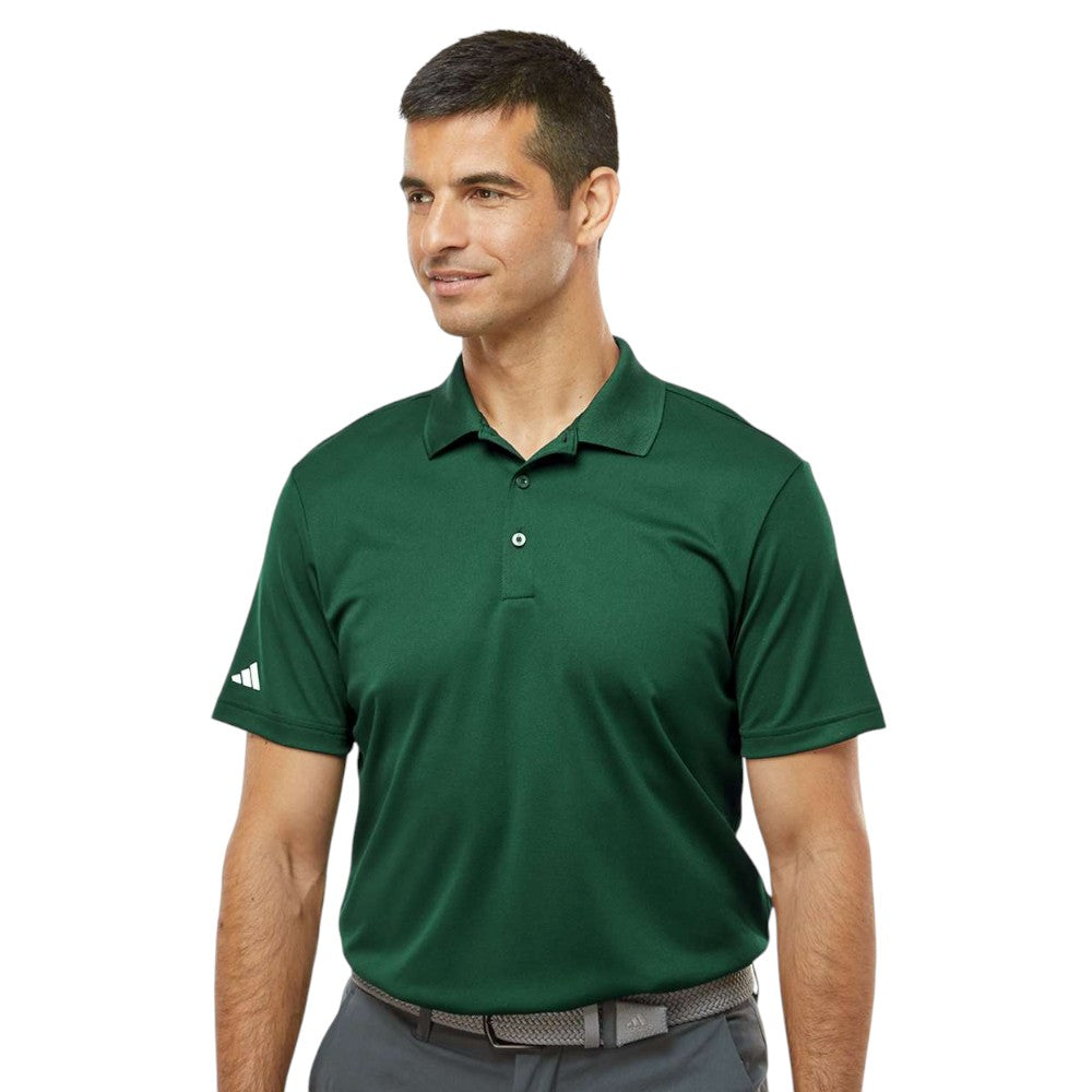 Adidas Men's Performance Pique Polo - Collegiate Green
