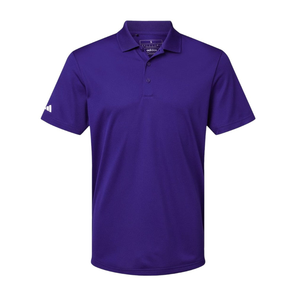 Adidas Men's Performance Pique Polo - Collegiate Purple