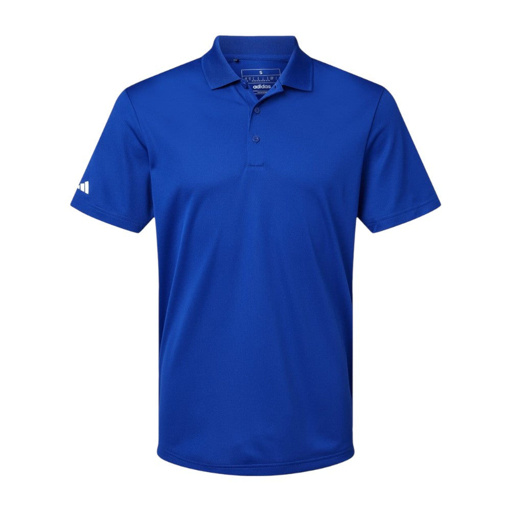 Adidas Men's Performance Pique Polo - Collegiate Royal