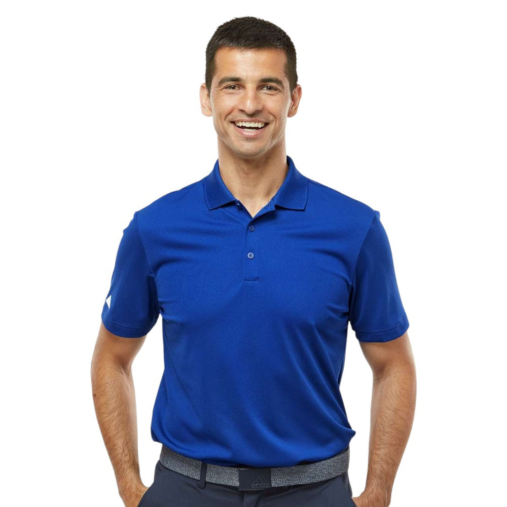 Adidas Men's Performance Pique Polo - Collegiate Royal