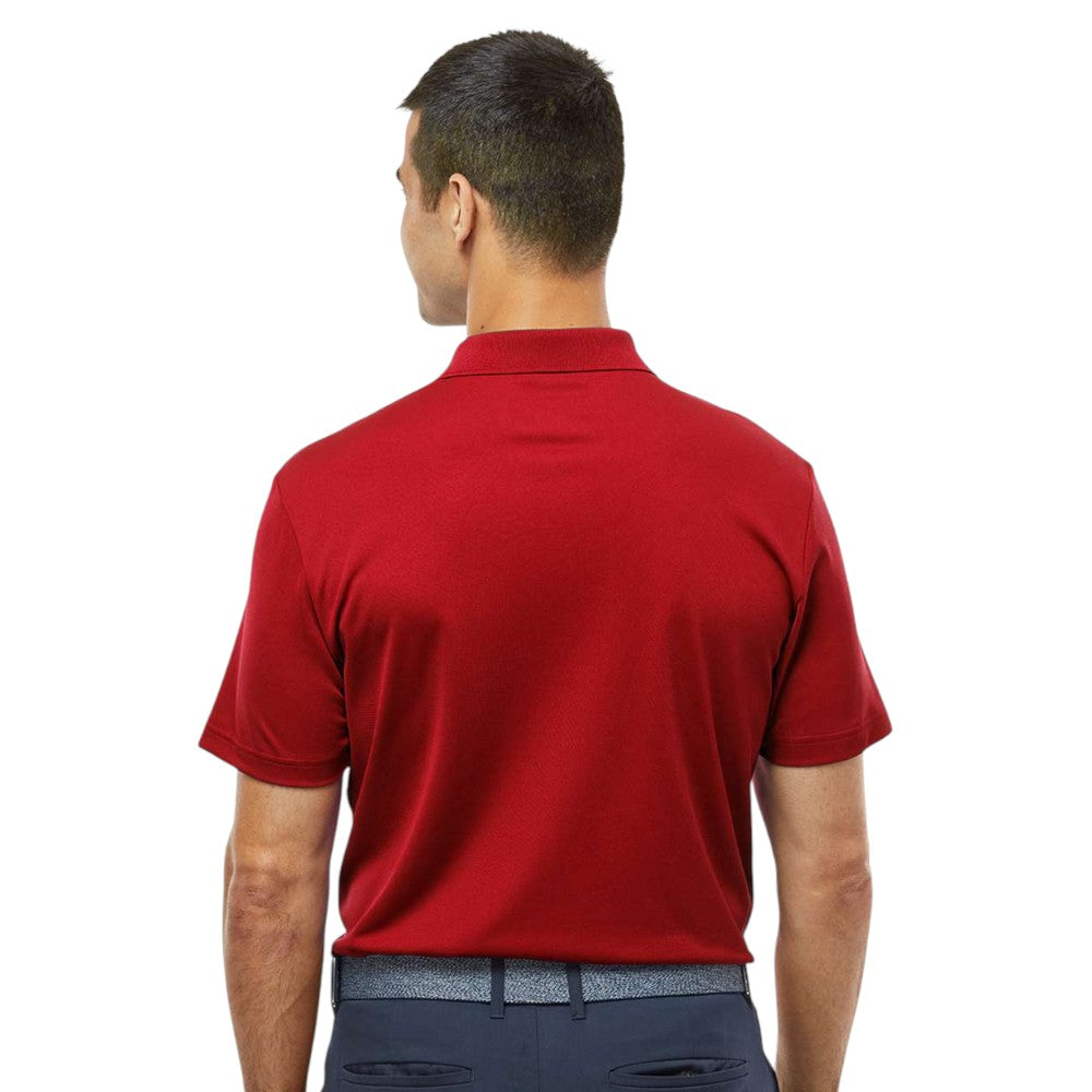 Adidas Men's Performance Pique Polo - Power Red
