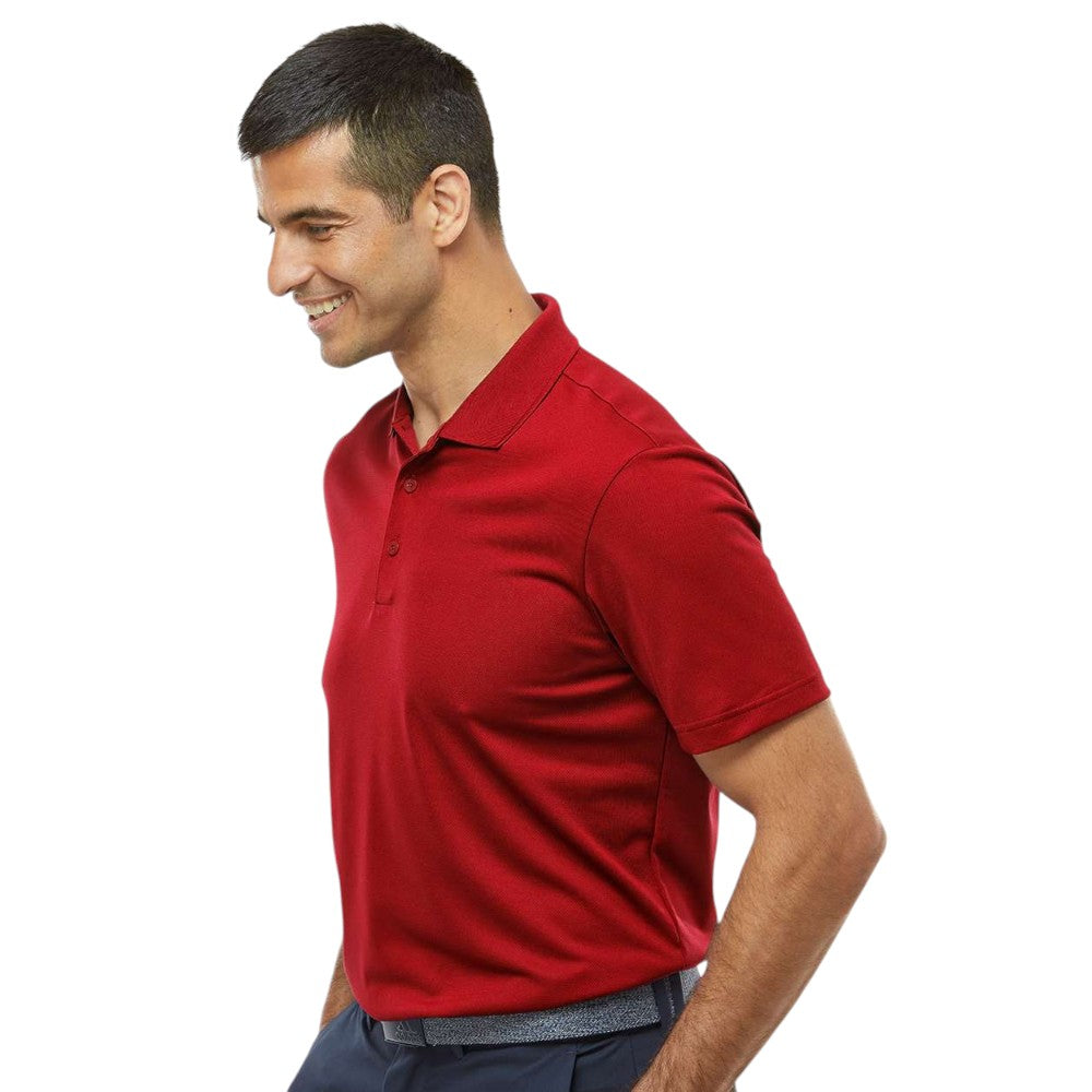 Adidas Men's Performance Pique Polo - Power Red