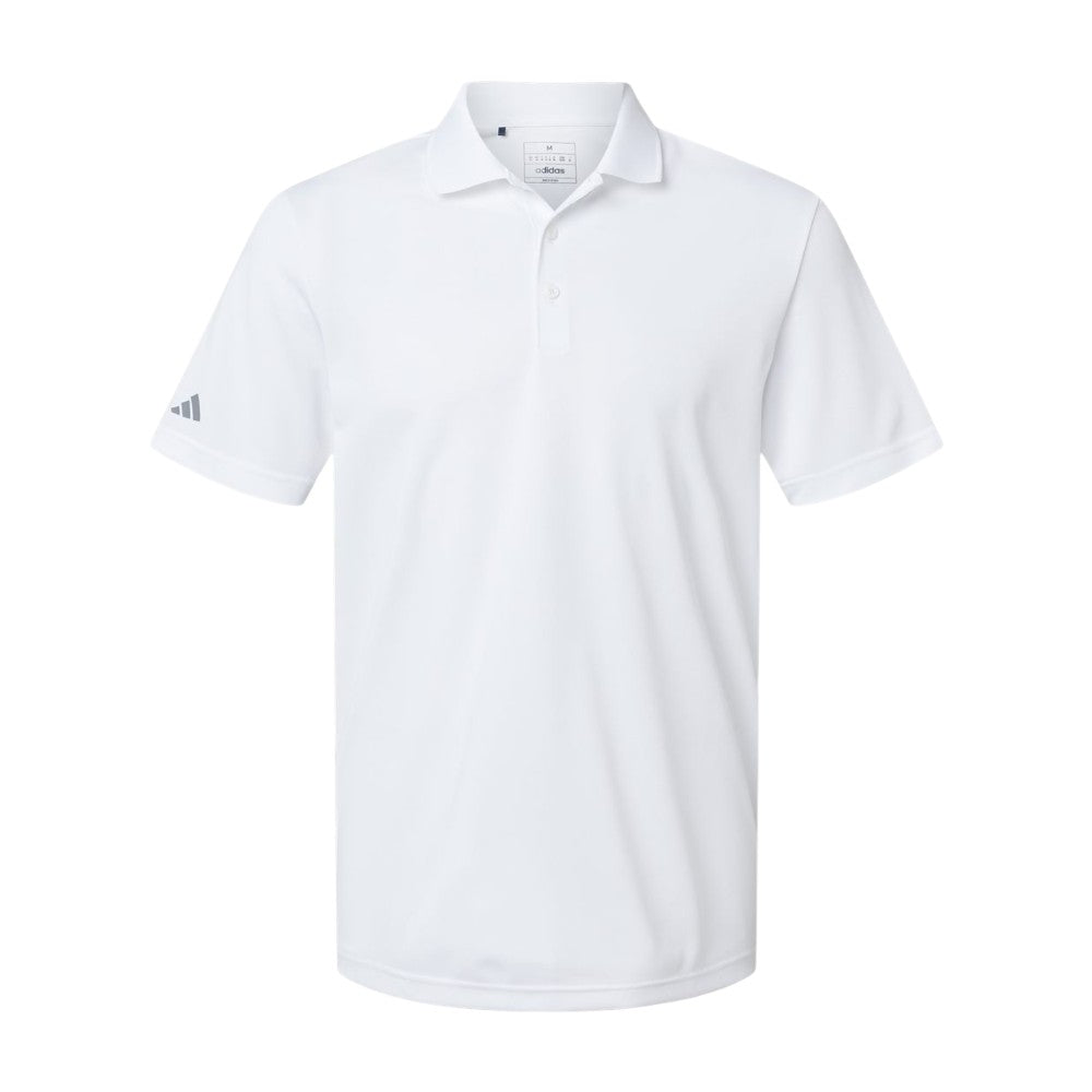 Adidas Men's Performance Pique Polo - White