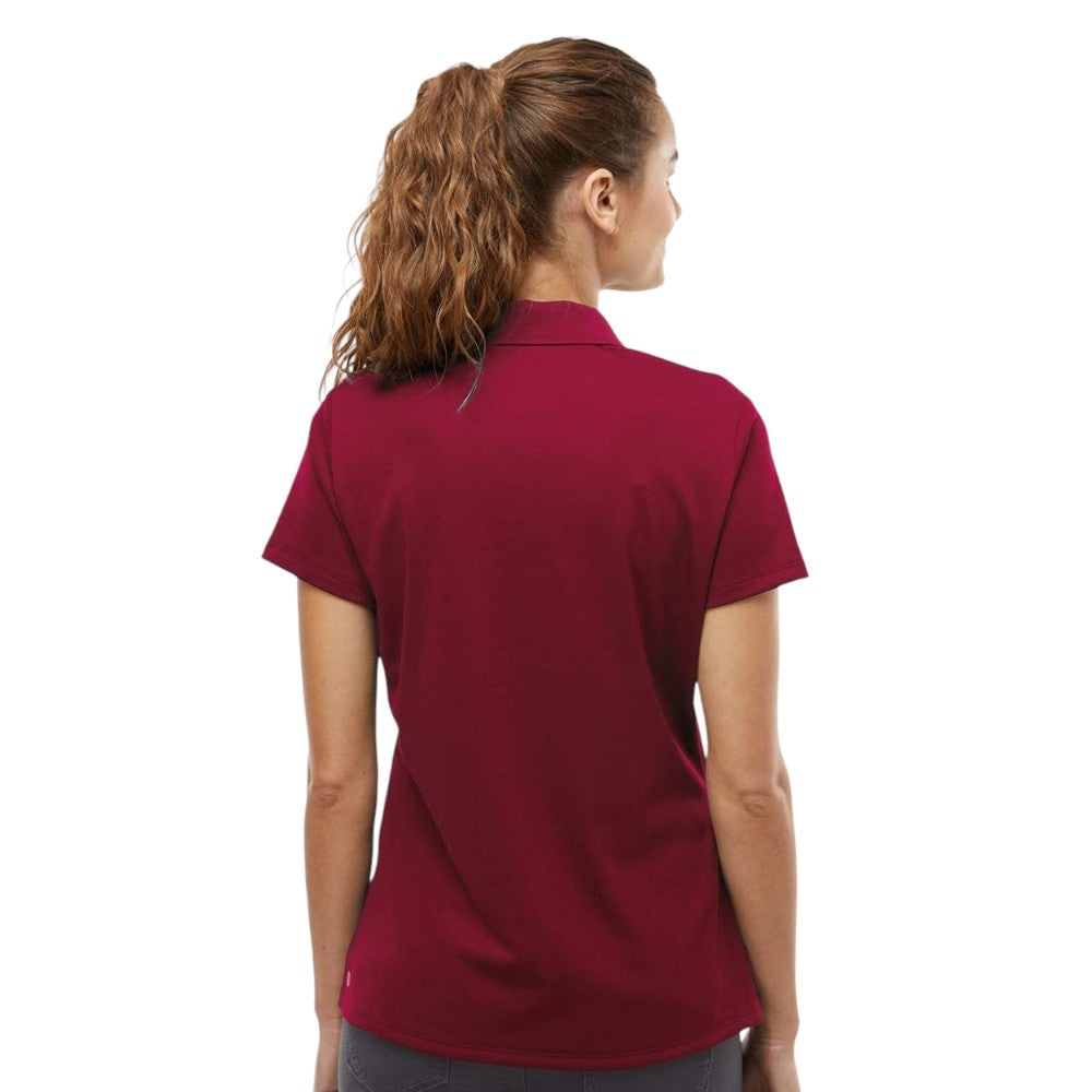 Adidas Women's Performance Pique Polo - Collegiate Burgundy