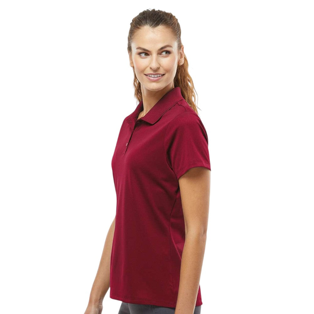 Adidas Women's Performance Pique Polo - Collegiate Burgundy