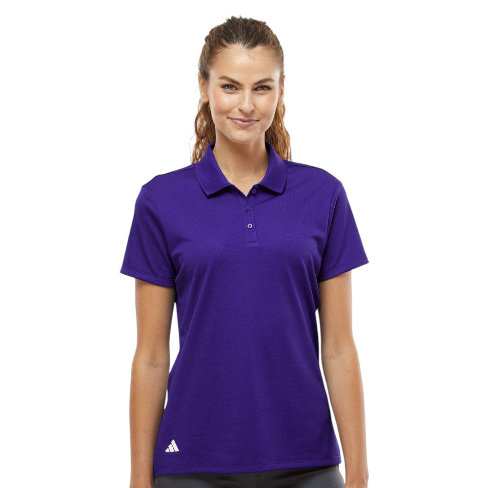 Adidas Women's Performance Pique Polo - Collegiate Purple
