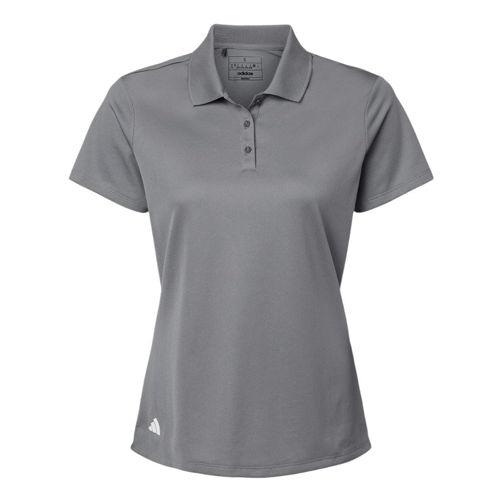 Adidas Women's Performance Pique Polo - Grey Three