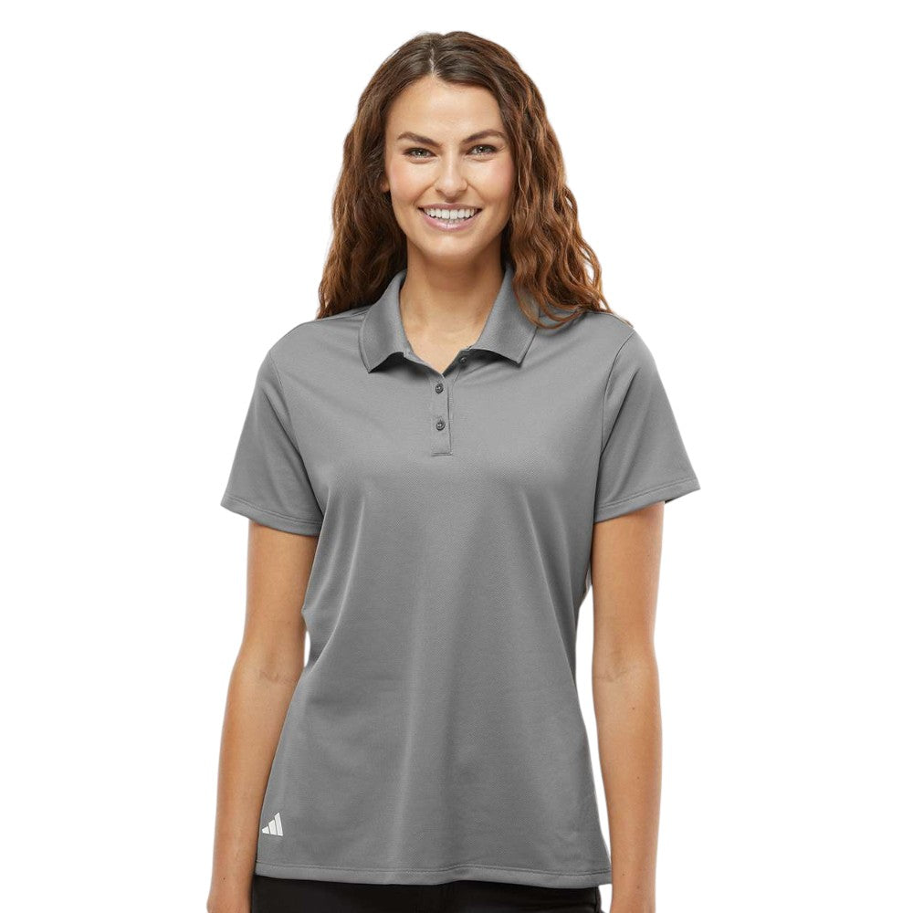Adidas Women's Performance Pique Polo - Grey Three