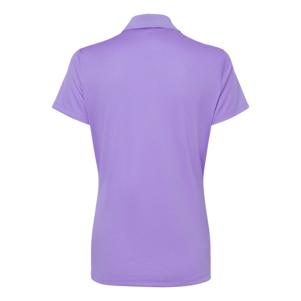 Adidas Women's Performance Pique Polo - Light Flash Purple