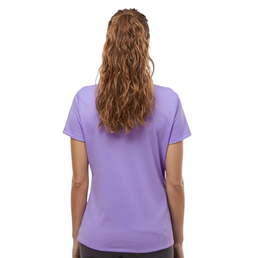 Adidas Women's Performance Pique Polo - Light Flash Purple
