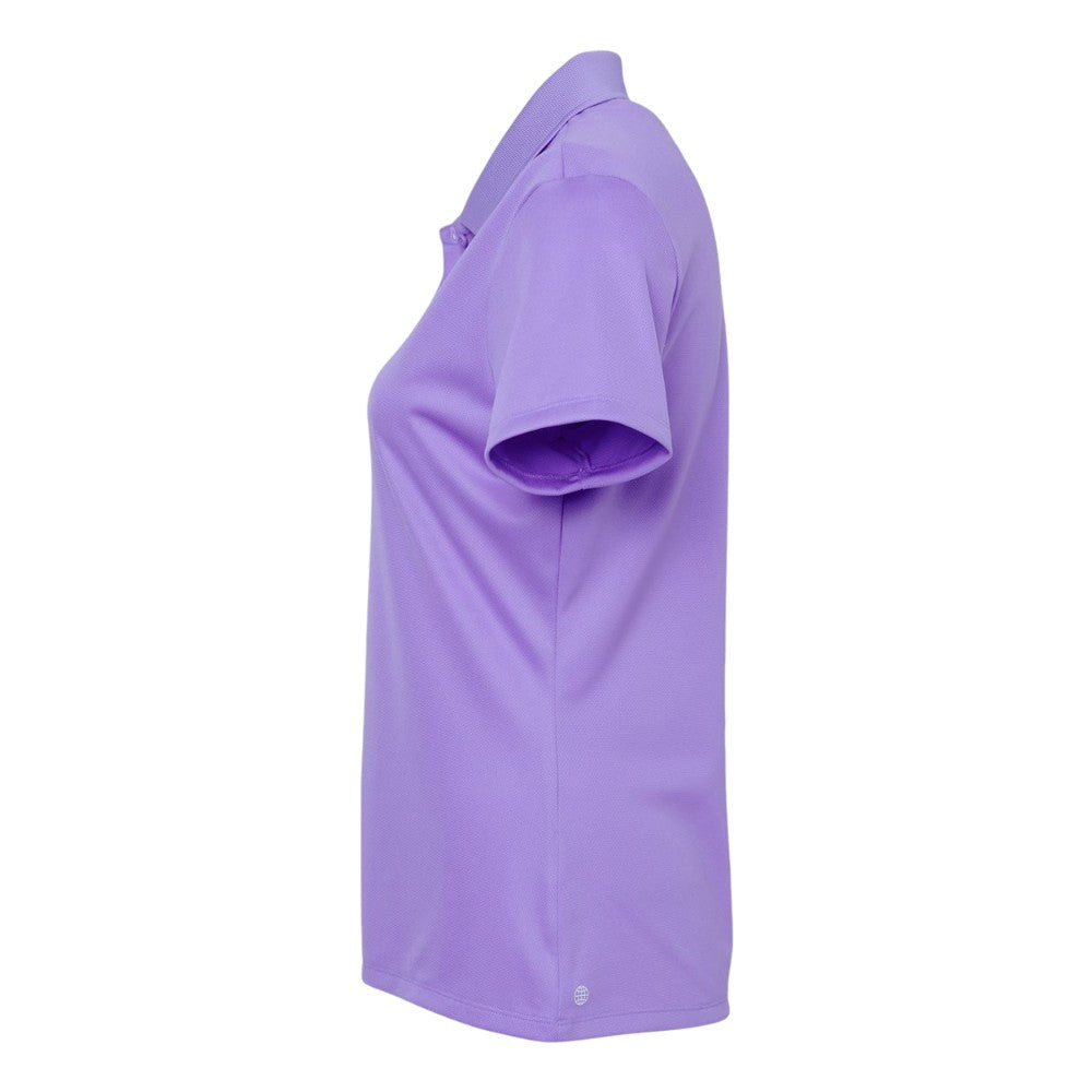 Adidas Women's Performance Pique Polo - Light Flash Purple