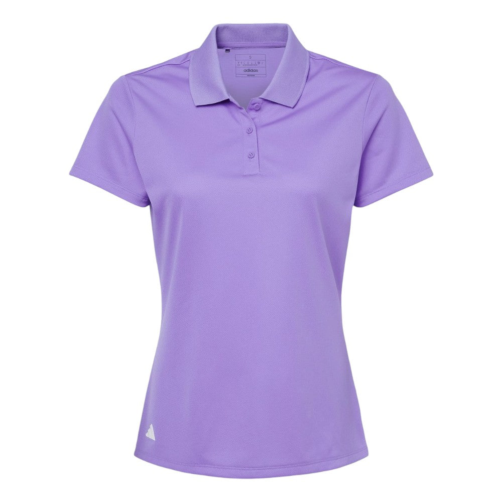 Adidas Women's Performance Pique Polo - Light Flash Purple