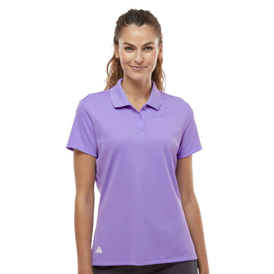 Adidas Women's Performance Pique Polo - Light Flash Purple