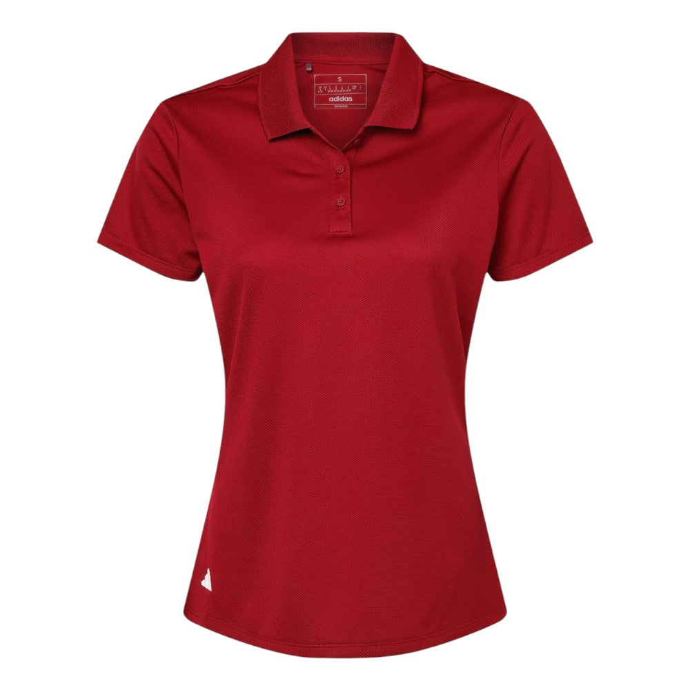 Adidas Women's Performance Pique Polo - Power Red