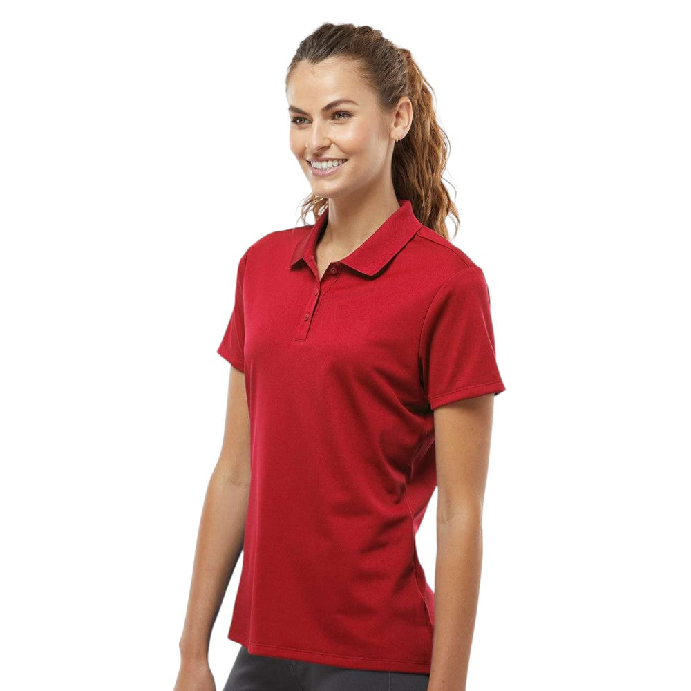 Adidas Women's Performance Pique Polo - Power Red